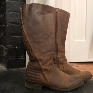 Steve Madden Leather Riding Boots Cognac size 9.5